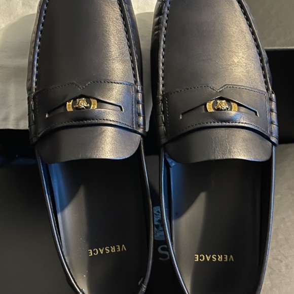 Versace Leather Flats